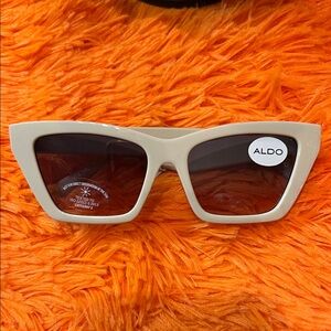 Aldo Cream Cat-Eye Sunglasses